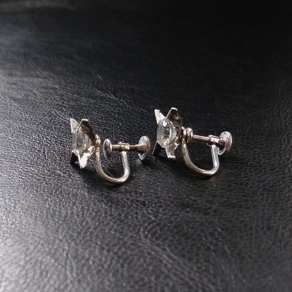 Cee Tee vintage sterling silver earrings - Picture 2 of 6